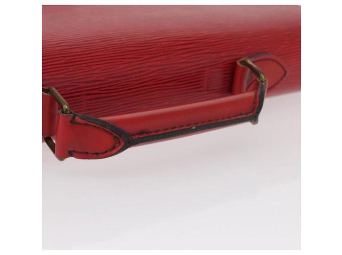 LOUIS VUITTON Epi Serviette Conseiller Borsa Business Rossa M54427 LV Auth bs31722 Rosso - vista 7