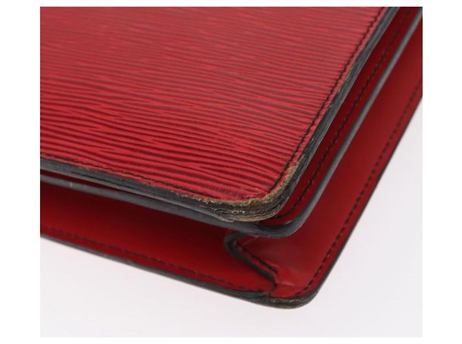 LOUIS VUITTON Epi Serviette Conseiller Borsa Business Rossa M54427 LV Auth bs31722 Rosso - vista 8