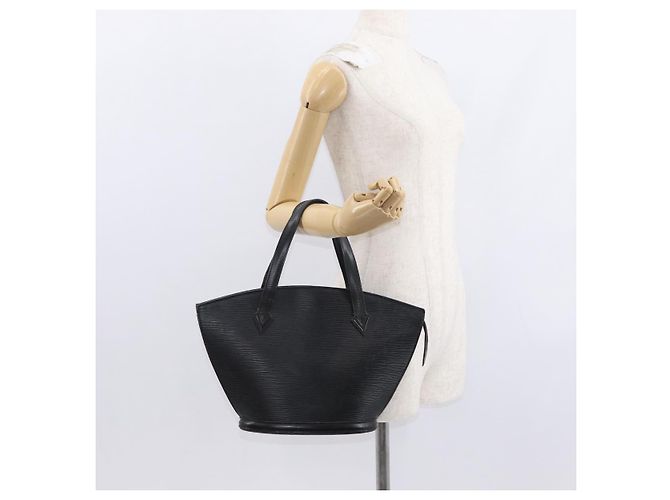 LOUIS VUITTON Borsa a Spalla Saint Jacques Epi Nera M52262 Auth 156531 Nero - vista 24