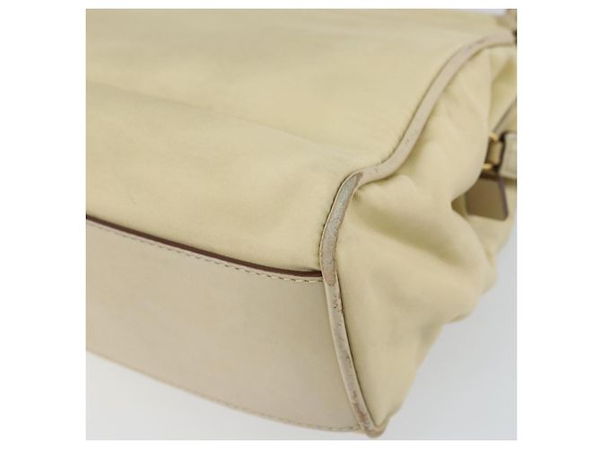 Borsa a Spalla PRADA Nylon Beige Oro Auth ep12445 D'oro - vista 15