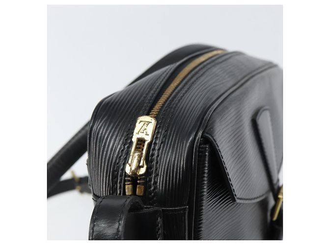LOUIS VUITTON Borsa a Spalla Epi Jeune Fille MM Nera M52152 LV Auth ep12297 Nero - vista 19