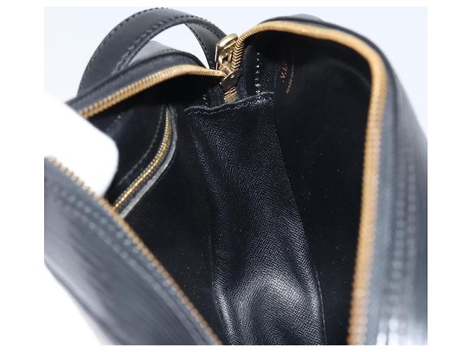 LOUIS VUITTON Borsa a Spalla Epi Jeune Fille MM Nera M52152 LV Auth ep12297 Nero - vista 21