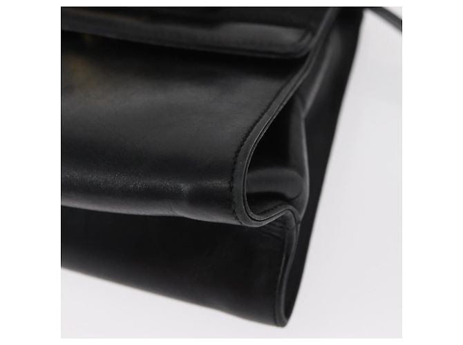 Borsa a mano Vala in pelle 2 in 1 nera e dorata Auth BA8780 di Salvatore Ferragamo Nero D'oro - vista 15