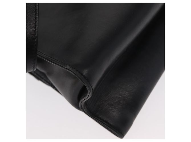 Borsa a mano Vala in pelle 2 in 1 nera e dorata Auth BA8780 di Salvatore Ferragamo Nero D'oro - vista 16