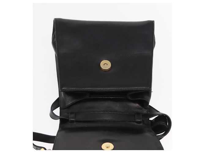 Borsa a mano Vala in pelle 2 in 1 nera e dorata Auth BA8780 di Salvatore Ferragamo Nero D'oro - vista 19