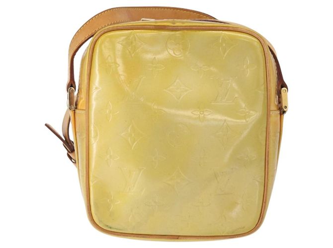 LOUIS VUITTON Borsa a spalla Wooster Monogram Vernis Grigio M91036 LV Auth ka841 - vista 2