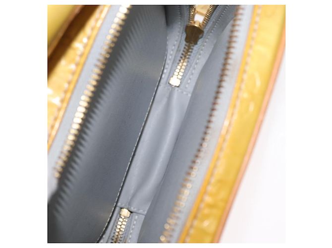 LOUIS VUITTON Borsa a spalla Wooster Monogram Vernis Grigio M91036 LV Auth ka841 - vista 21