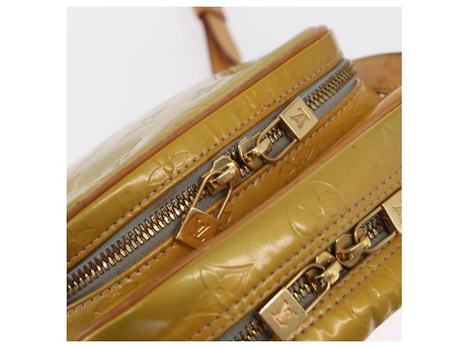 LOUIS VUITTON Borsa a spalla Wooster Monogram Vernis Grigio M91036 LV Auth ka841 - vista 9