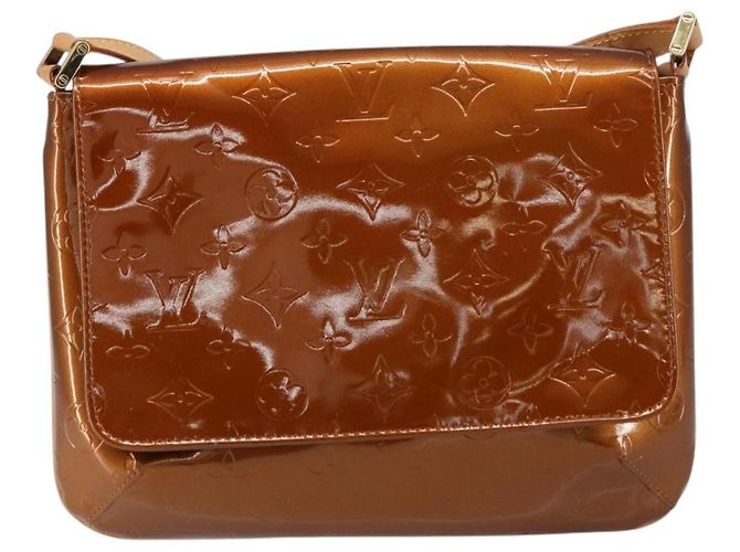 LOUIS VUITTON Borsa Thompson Street Monogram Vernis Bronzo M91124 LV Auth ep12298 - vista 13