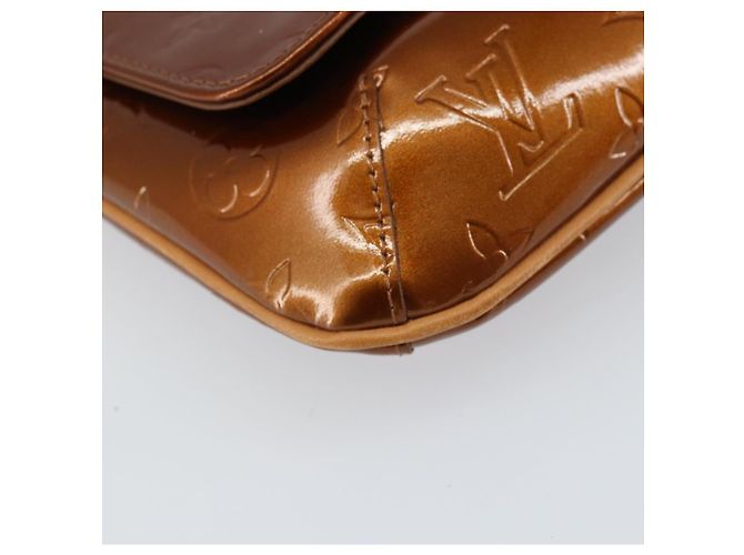 LOUIS VUITTON Borsa Thompson Street Monogram Vernis Bronzo M91124 LV Auth ep12298 - vista 14