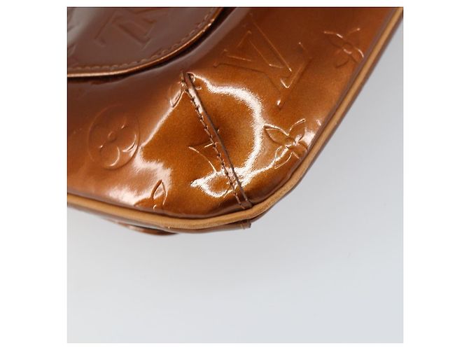 LOUIS VUITTON Borsa Thompson Street Monogram Vernis Bronzo M91124 LV Auth ep12298 - vista 16
