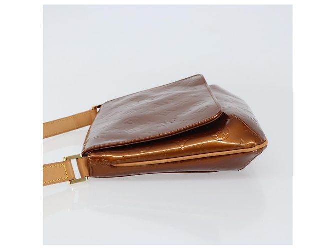 LOUIS VUITTON Borsa Thompson Street Monogram Vernis Bronzo M91124 LV Auth ep12298 - vista 4