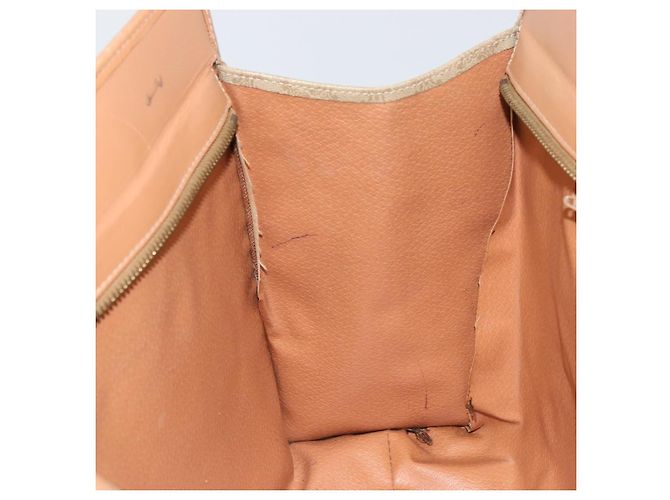 Céline CELINE Macadam Canvas Tote Bag PVC Beige Auth mr1679 - Ansicht 21