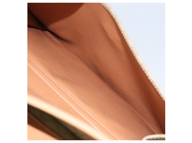 Céline CELINE Macadam Canvas Tote Bag PVC Beige Auth mr1679 - Ansicht 23