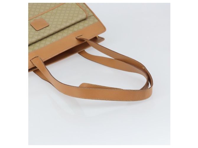 Céline CELINE Macadam Canvas Tote Bag PVC Beige Auth mr1679 - Ansicht 7