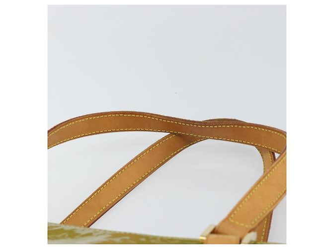 LOUIS VUITTON Bolsa de Mão Monogram Vernis Houston Cinza M91053 LV Auth gh1369 - vista 14