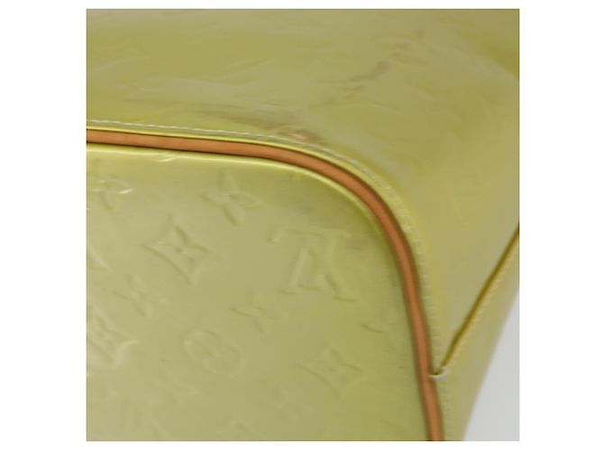LOUIS VUITTON Bolsa de Mão Monogram Vernis Houston Cinza M91053 LV Auth gh1369 - vista 17