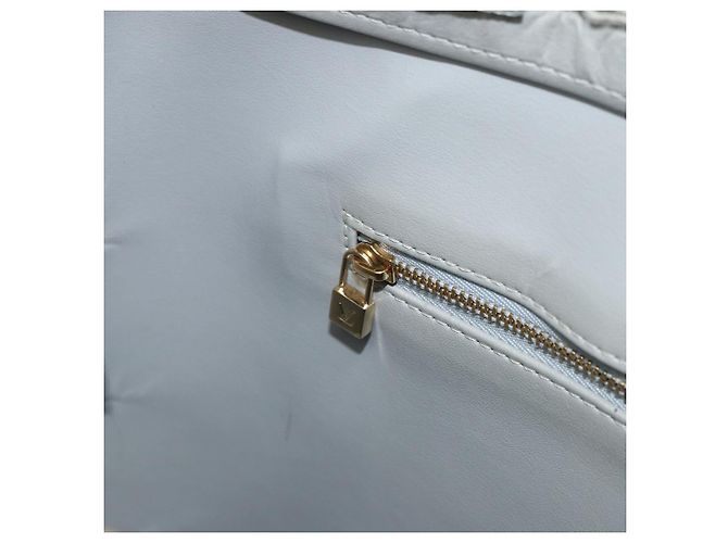 LOUIS VUITTON Bolsa de Mão Monogram Vernis Houston Cinza M91053 LV Auth gh1369 - vista 25