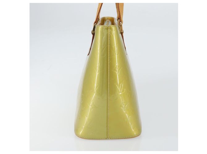 LOUIS VUITTON Bolsa de Mão Monogram Vernis Houston Cinza M91053 LV Auth gh1369 - vista 3