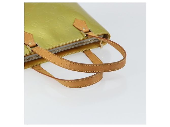 LOUIS VUITTON Bolsa de Mão Monogram Vernis Houston Cinza M91053 LV Auth gh1369 - vista 7