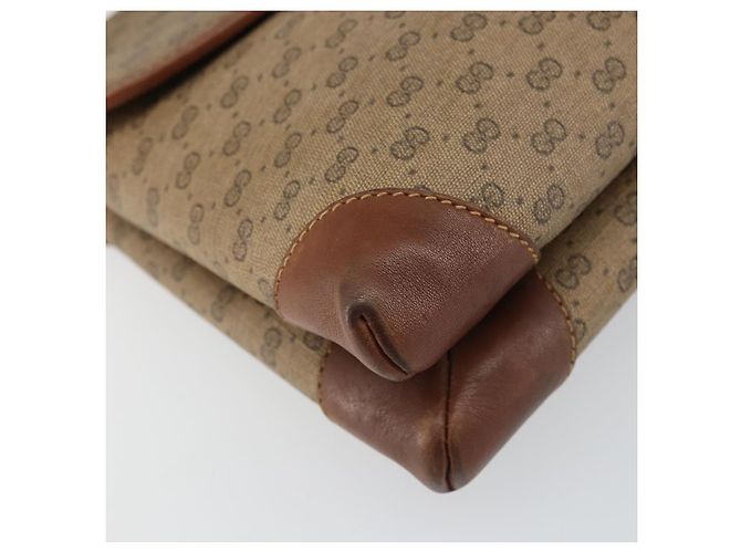 GUCCI Micro GG Supreme Schultertasche PVC Beige Gold 007 92 5548 Auth 156790 Golden - Ansicht 14