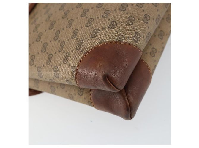 GUCCI Micro GG Supreme Schultertasche PVC Beige Gold 007 92 5548 Auth 156790 Golden - Ansicht 16
