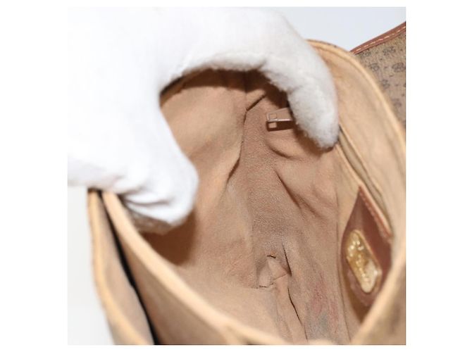 GUCCI Micro GG Supreme Schultertasche PVC Beige Gold 007 92 5548 Auth 156790 Golden - Ansicht 21