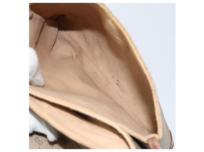 GUCCI Micro GG Supreme Schultertasche PVC Beige Gold 007 92 5548 Auth 156790 Golden - Ansicht 23