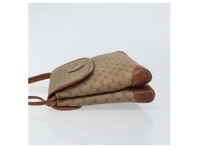 GUCCI Micro GG Supreme Schultertasche PVC Beige Gold 007 92 5548 Auth 156790 Golden - Ansicht 4