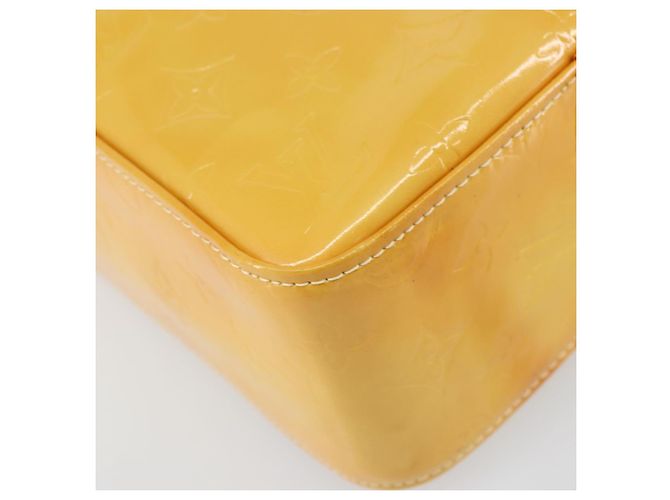 LOUIS VUITTON Borsa Tote Columbus Monogram Vernis Giallo Lime M91047 Auth ep12233 D'oro - vista 14