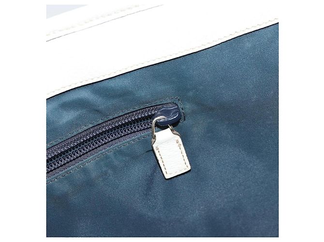 Gucci Borsa Tote GG Supreme in PVC pelle bianca e oro 152630 Auth bs31729 Bianco D'oro - vista 22