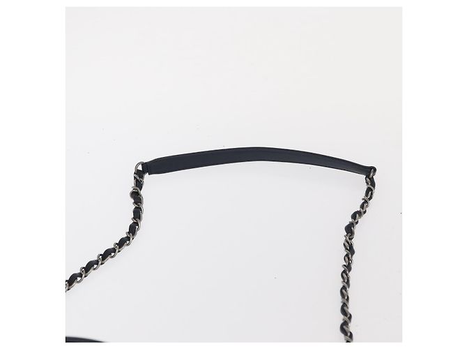 CHANEL Borsa a Mano in Pelle 2 in 1 Verde CC Auth BA8704 - vista 14