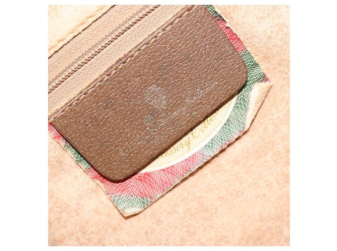 Borsa Sherry Line GG Supreme Web di GUCCI in PVC beige e oro 56 02 088 Auth ep12386 D'oro - vista 18