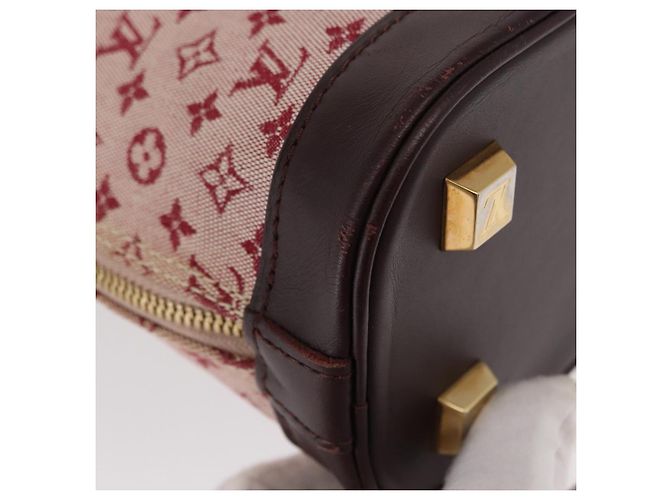 LOUIS VUITTON Borsa a Mano Mini Alma Haut Monogramma Rossa M92204 LV Auth 156384 Rosso - vista 16