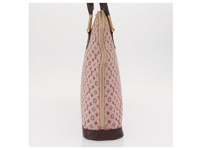LOUIS VUITTON Borsa a Mano Mini Alma Haut Monogramma Rossa M92204 LV Auth 156384 Rosso - vista 3