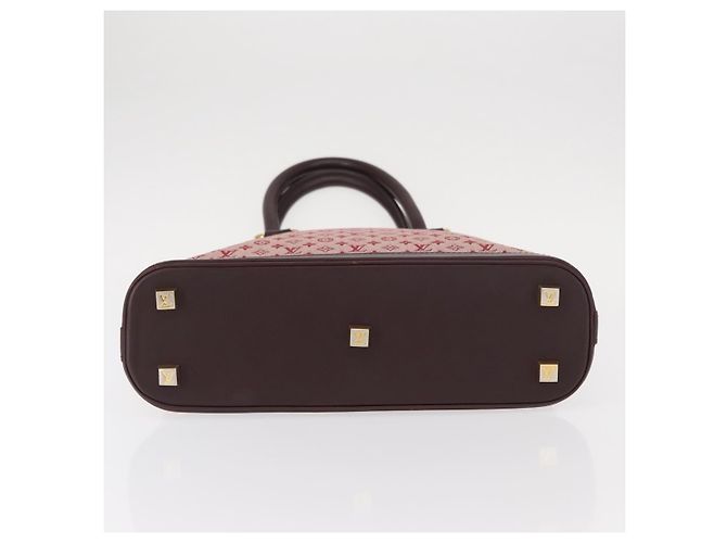 LOUIS VUITTON Borsa a Mano Mini Alma Haut Monogramma Rossa M92204 LV Auth 156384 Rosso - vista 5