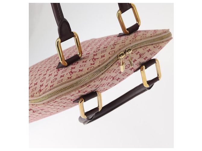 LOUIS VUITTON Borsa a Mano Mini Alma Haut Monogramma Rossa M92204 LV Auth 156384 Rosso - vista 6