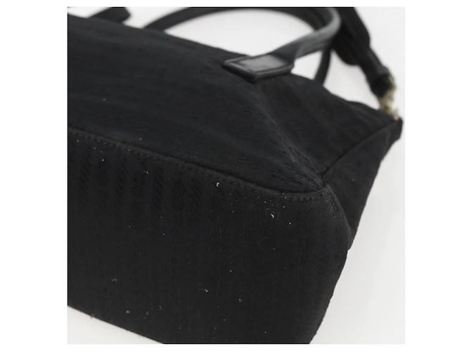 PRADA Handtasche Nylon 2-Wege Schwarz Silber Authentisch BA9174 - Ansicht 16