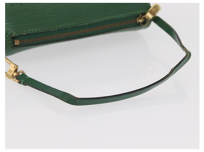 POCHETTE SOUFFLOT EPI LOUIS VUITTON VERDE LV Auth 156539 - vista 7