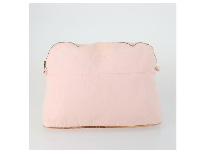 Hermès Pochette Bolide HERMES in tela 3 pezzi Azzurro Chiaro Rosa Auth 156298 Blu chiaro - vista 2