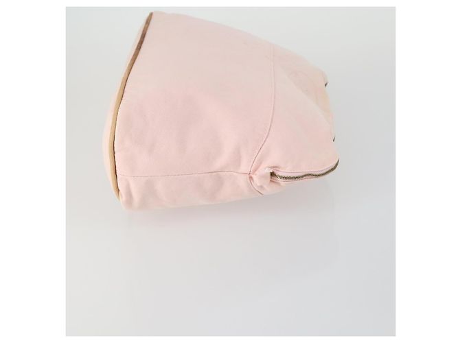 Hermès Pochette Bolide HERMES in tela 3 pezzi Azzurro Chiaro Rosa Auth 156298 Blu chiaro - vista 4