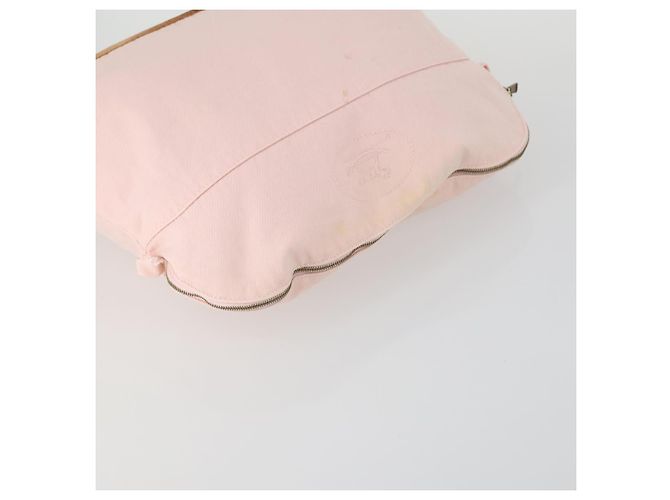 Hermès Pochette Bolide HERMES in tela 3 pezzi Azzurro Chiaro Rosa Auth 156298 Blu chiaro - vista 5