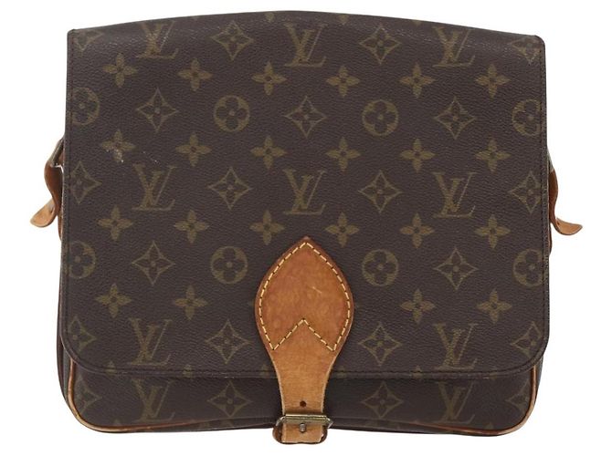 LOUIS VUITTON Borsa a Spalla Monogram Cartouchiere GM M51252 LV Auth ka917 Monogramma - vista 13