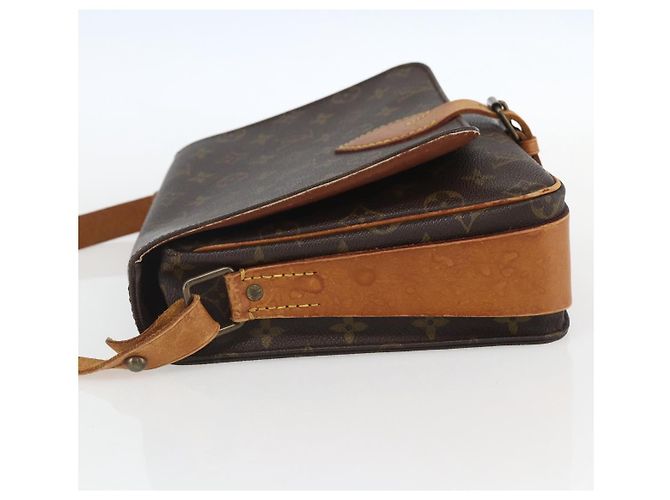 LOUIS VUITTON Borsa a Spalla Monogram Cartouchiere GM M51252 LV Auth ka917 Monogramma - vista 3