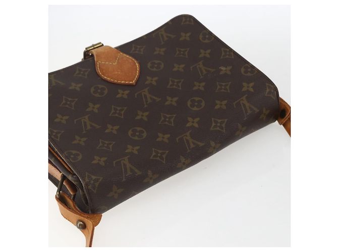 LOUIS VUITTON Borsa a Spalla Monogram Cartouchiere GM M51252 LV Auth ka917 Monogramma - vista 6