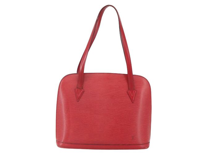 LOUIS VUITTON Borsa a Spalla Epi Lussac Rossa M52287 LV Auth 159706 Rosso - vista 13
