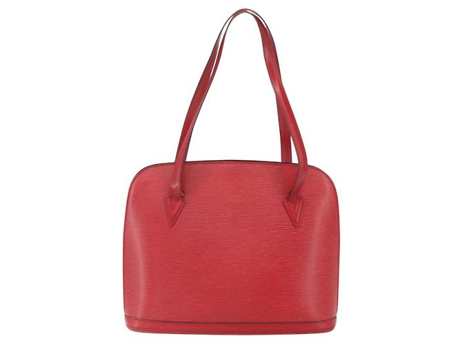 LOUIS VUITTON Borsa a Spalla Epi Lussac Rossa M52287 LV Auth 159706 Rosso - vista 2