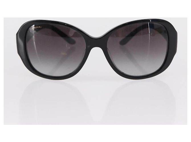 Bulgari Gafas de sol BVLGARI de plástico negras Auth 156146 Negro - vista 2