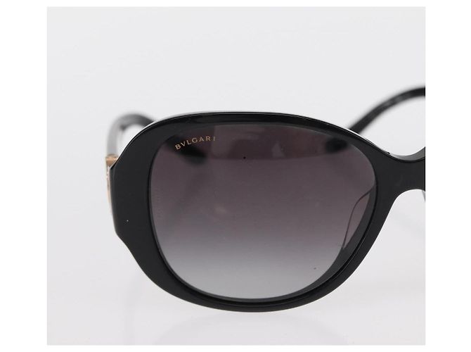 Bulgari Gafas de sol BVLGARI de plástico negras Auth 156146 Negro - vista 4