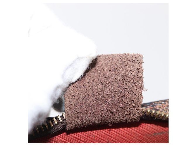LOUIS VUITTON Pochette per Trucco Damier Ebene N51982 LV Auth 156698 - vista 12